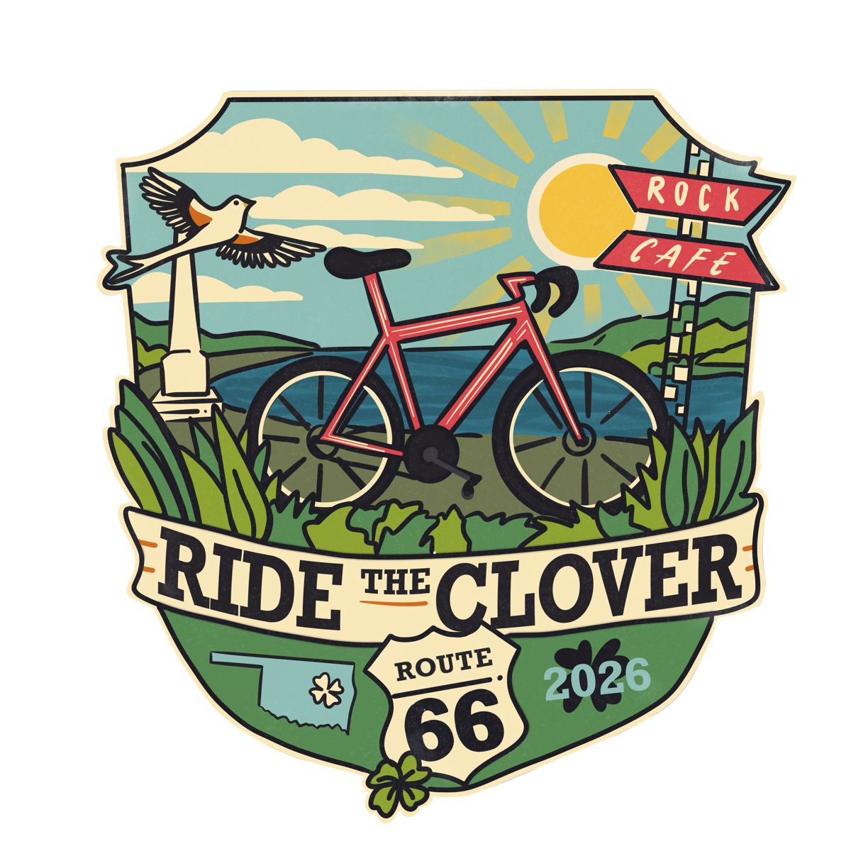 Ride the Clover logo